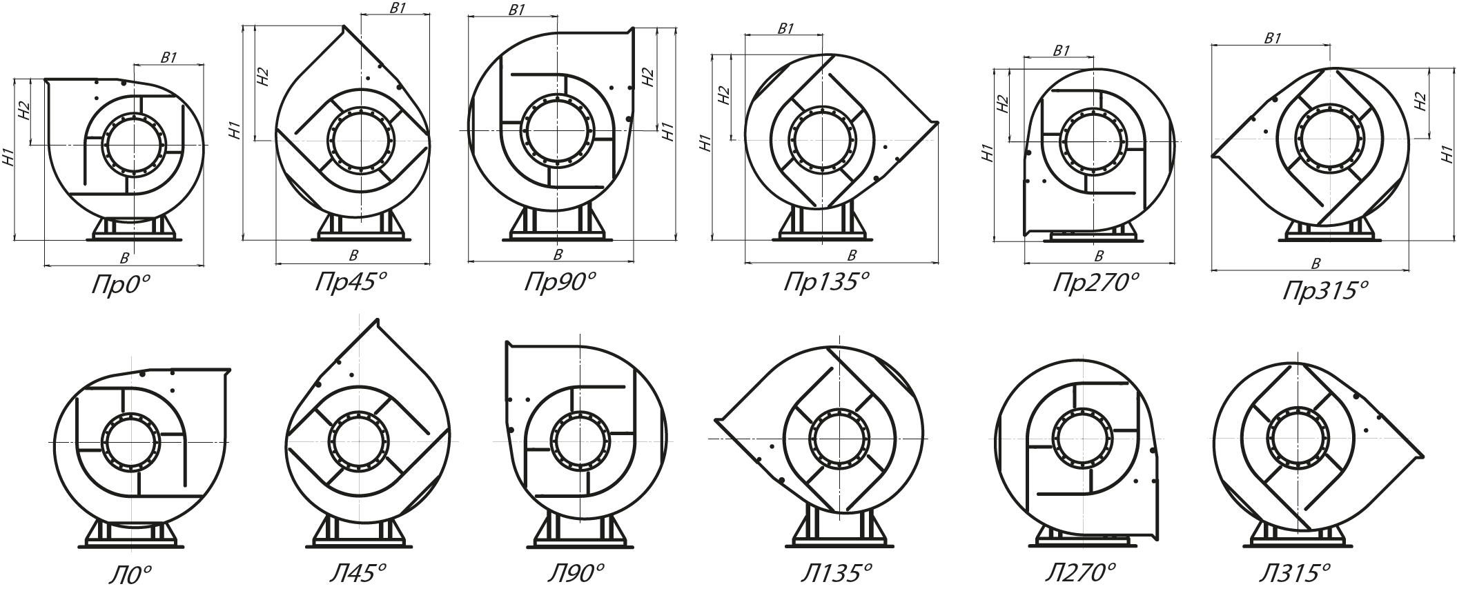 Радиальный вентилятор INRV 80-75 №4,0